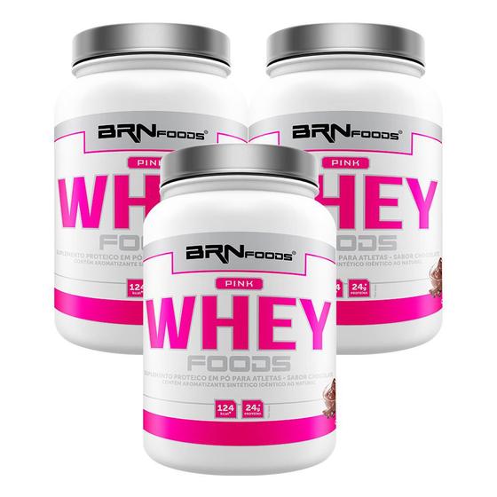 Imagem de KIT - 3x Pink Whey 900g - BRN Foods