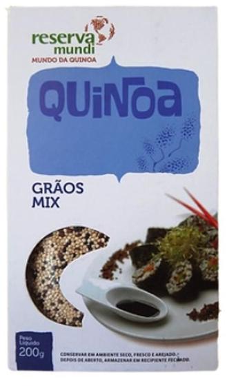 Imagem de Kit 3X: Quinoa Em Grãos Mista Sem Glúten Reserva Mundi 200G