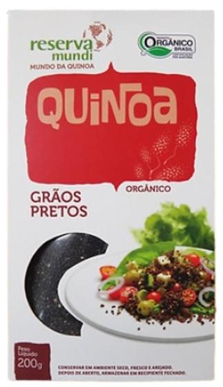 Imagem de Kit 3X: Quinoa Em Grãos Preta Orgânica Reserva Mundi 200G