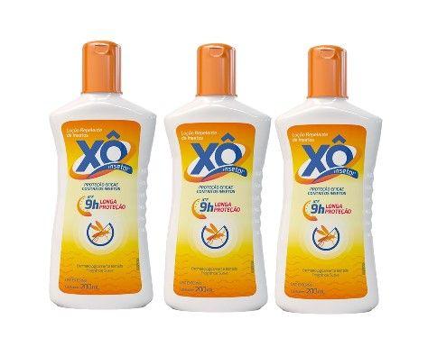 Imagem de Kit 3x Repelente Xô Inseto Loção Com 200ml - Cimed