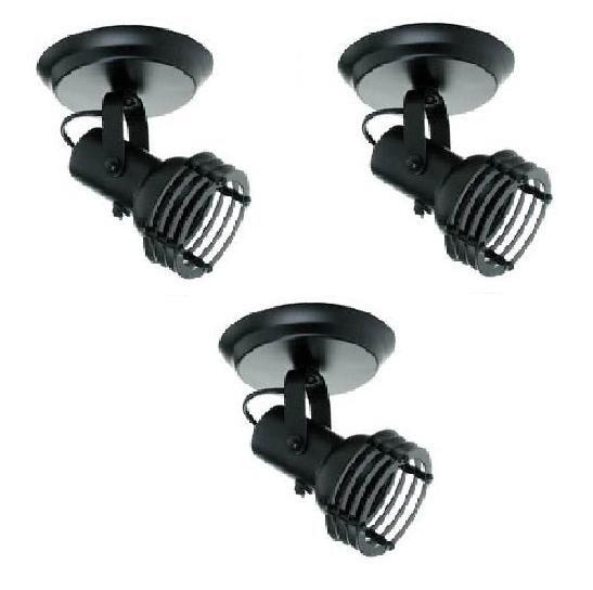 Imagem de Kit 3x Spot Par20 Bulbo Led 550/1 Hiperlight Preto