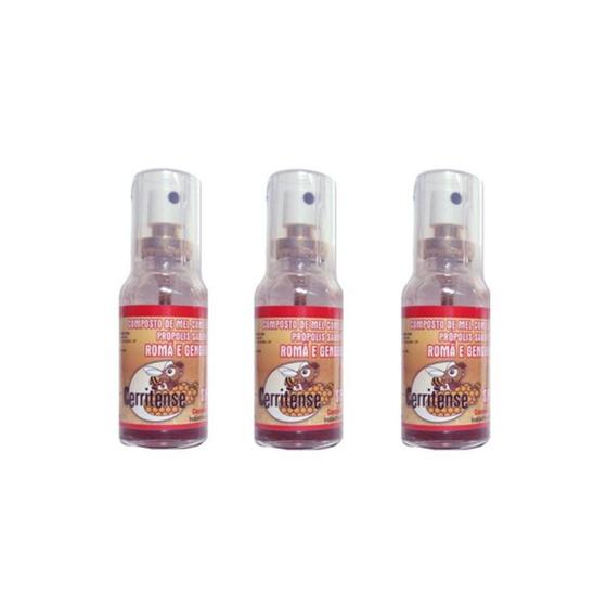 Imagem de Kit 3X Spray composto de Mel com Extrato de Própolis 30 ml