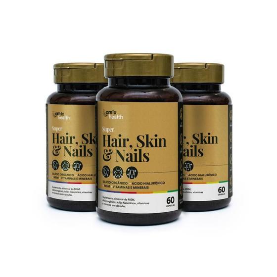 Imagem de Kit 3X Super Hair, Skin & Nails - 60 Cápsulas