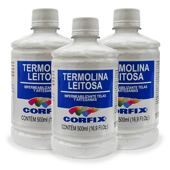 Imagem de Kit 3x Termolina Leitosa 500ml Corfix