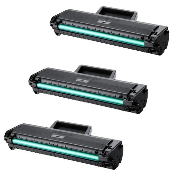 Imagem de Kit 3x Toner Compatível 105a 107w 135a Com Chip