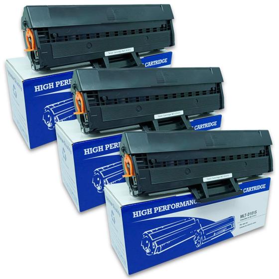 Imagem de Kit 3x Toner Compatível P/ Samsung Mlt-d101s D101 101 Novo