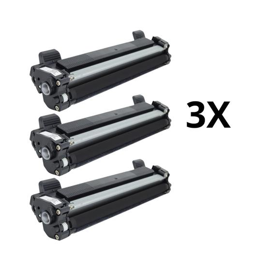 Kit 3x Toner P/ Hl1202 Hl-1210w Hl-1212 Hl-1212w Dcp-1617nw Menor preço em Kit 3x Toner P/ Hl1202 Hl-1210w Hl-1212 Hl-1212w Dcp-1617nw