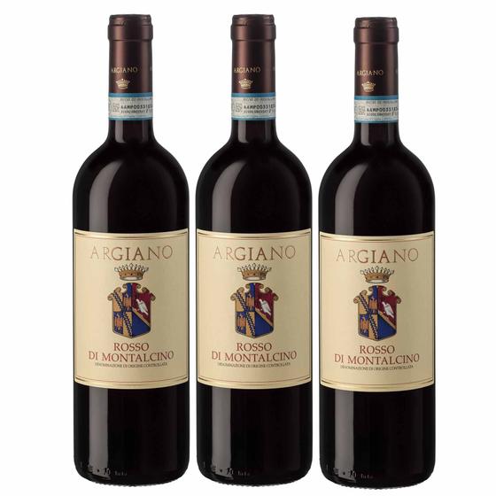 Imagem de Kit 3x Vinho Tinto Italiano Argiano Rosso di Montalcino DOC