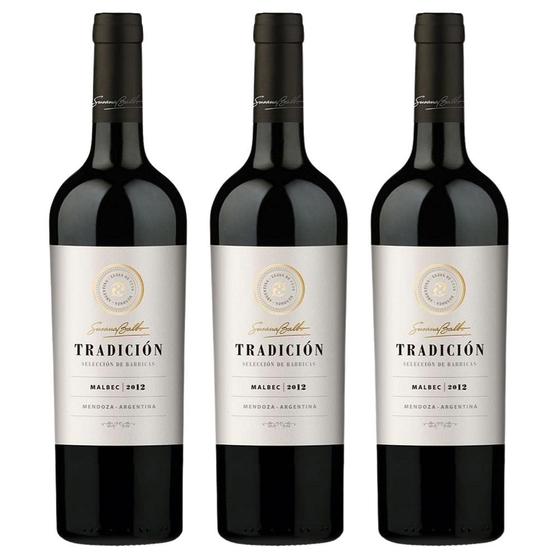 Imagem de Kit 3x Vinhos Tintos Argentinos Susana Balbo Tradición Malbec