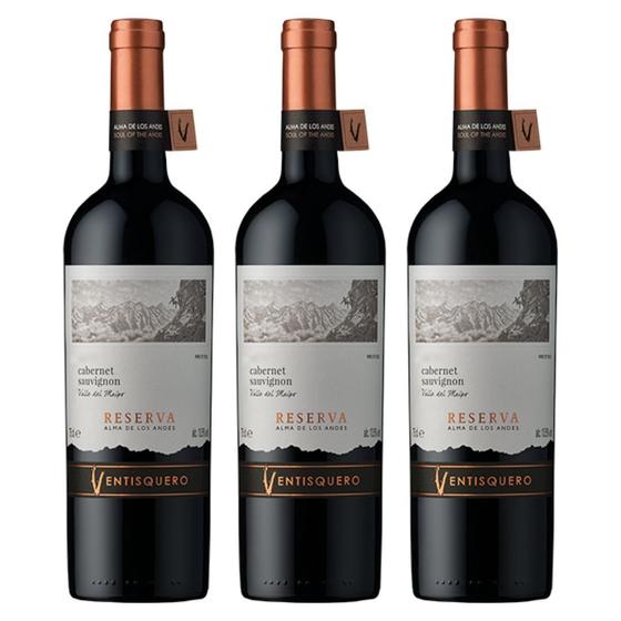 Kit 3x Vinhos Tintos Chilenos Ventisquero Explorador Cabernet Sauvignon Menor preço em Kit 3x Vinhos Tintos Chilenos Ventisquero Explorador Cabernet Sauvignon
