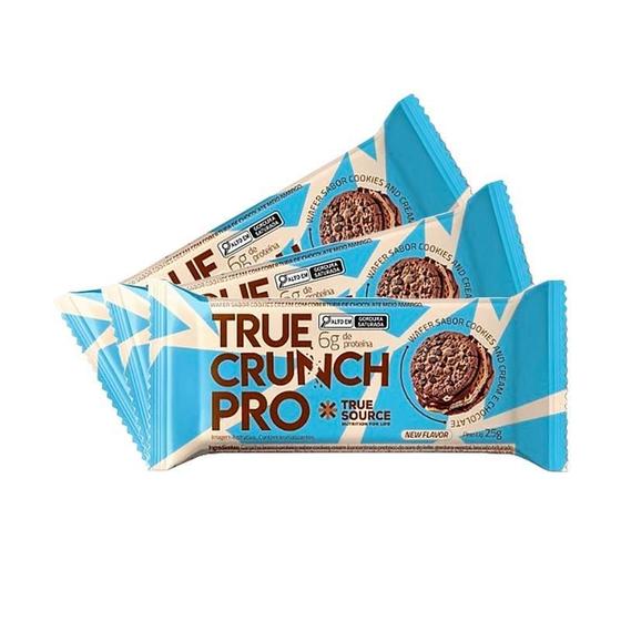 Imagem de Kit 3X: Wafer Proteico True Crunch Pro Cookies And Cream