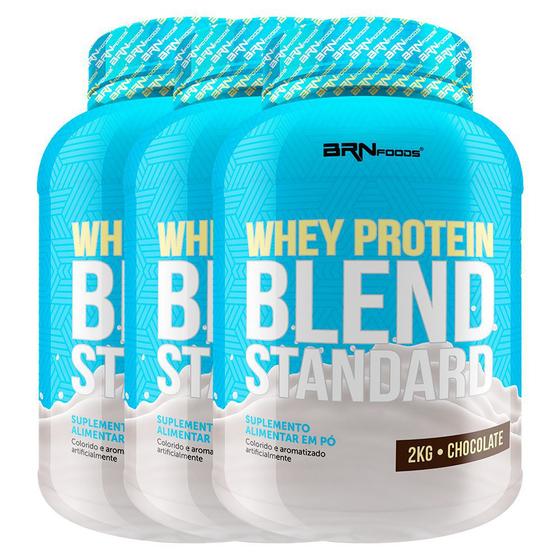 Imagem de Kit 3x Whey Protein Blend Standard 2kg - BRN Foods
