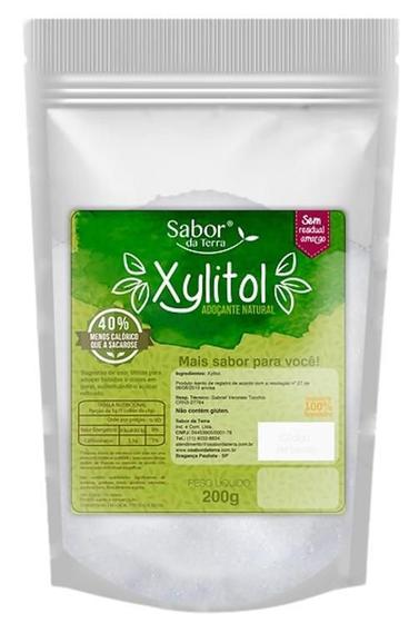 Imagem de Kit 3X: Xylitol Sabor Da Terra 200G