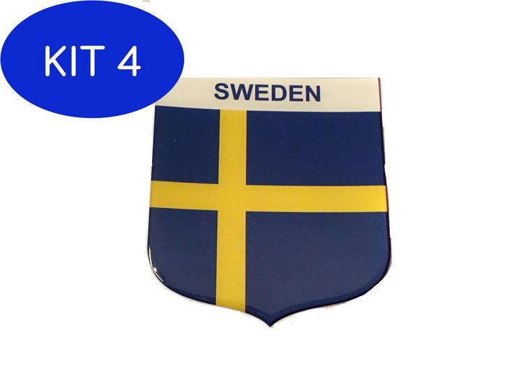 SVEZIA Scudo SVEDESE Sverige Adesivo In Vinile Decalcomanie Sticker 75mm X2 - Foto 6