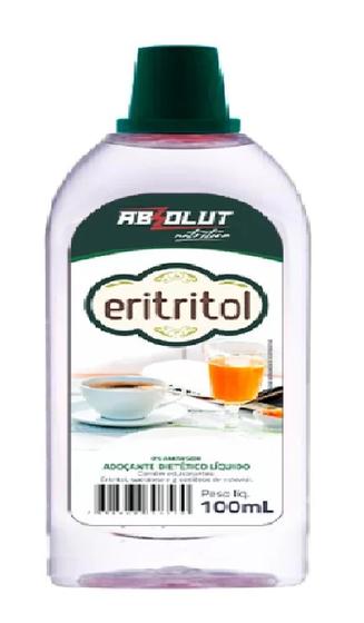 Imagem de kit 4 Adoçante Eritritol Natural Liquido 100ml