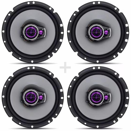 Imagem de Kit 4 Alto Falante 6 Pioneer Triaxial 50w Rms Corsa Classic