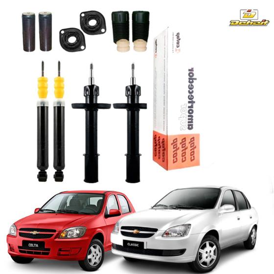 Imagem de Kit 4 Amortecedor Cofap Orig Corsa Celta Prisma Classic +kit 103226 MP30088 B47061 103436-A