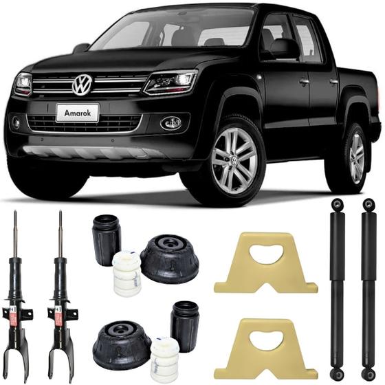 Imagem de Kit 4 amortecedor dianteiro e traseiro amarok 2010 2011 2012 2013 2014 2015 2016 2017 2018 2019 2020 2021