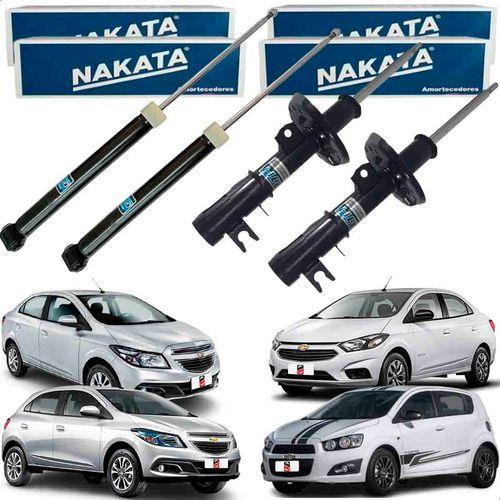 Kit 4 Amortecedor Dianteiro Traseiro Gm Onix Prisma Sonic Onix Joy Prisma Joy Todos os motores 2012 2013 2014 a 2019.... Menor preço em Kit 4 Amortecedor Dianteiro Traseiro Gm Onix Prisma Sonic Onix Joy Prisma Joy Todos os motores 2012 2013 2014 a 2019....