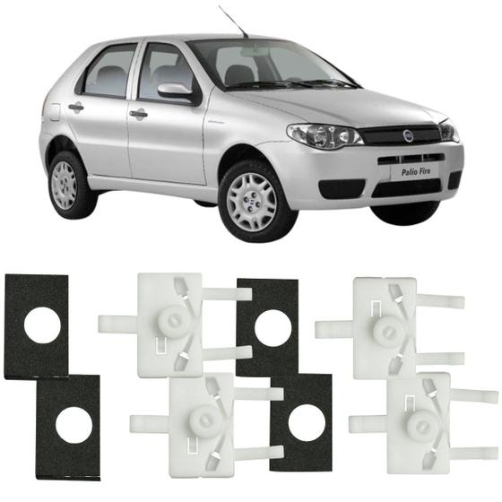 Imagem de Kit 4 Arrastes Para Reparo Maquina De Vidro Elétrico Para Todas 4 Portas Dianteiras Traseiras Lado Direito Esquerdo