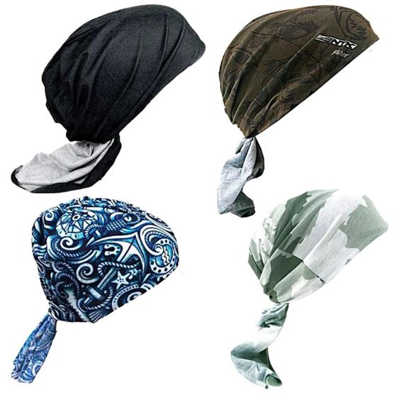 Imagem de Kit 4 Bandanas Ntk Nautika Black, Fisher, Urban, Marino.