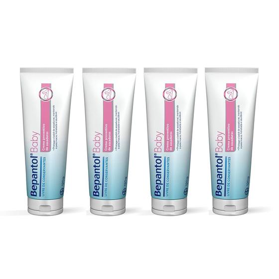 Kit 4 Bepantol Baby 120g cada Menor preço em Kit 4 Bepantol Baby 120g cada
