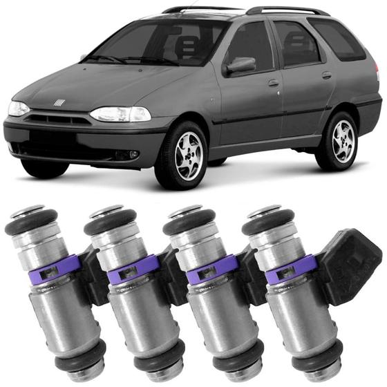 Imagem de Kit 4 Bico Injetor Fiat Palio Weekend 1.0 1.3 1.5 99 a 2004 Bosch