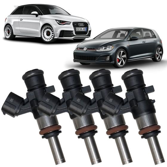 Imagem de Kit 4 Bicos Injetores Audi A4 A5 Q5 TT 1.8 2.0 2012 a 20