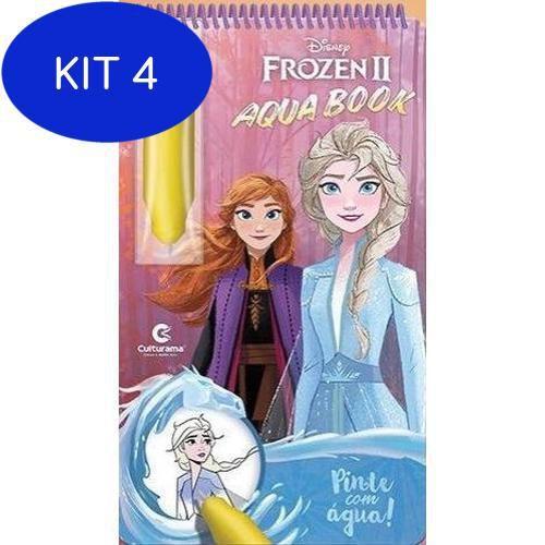 Imagem de Kit 4 Bloco De Anotações Aqua Book - Frozen 2