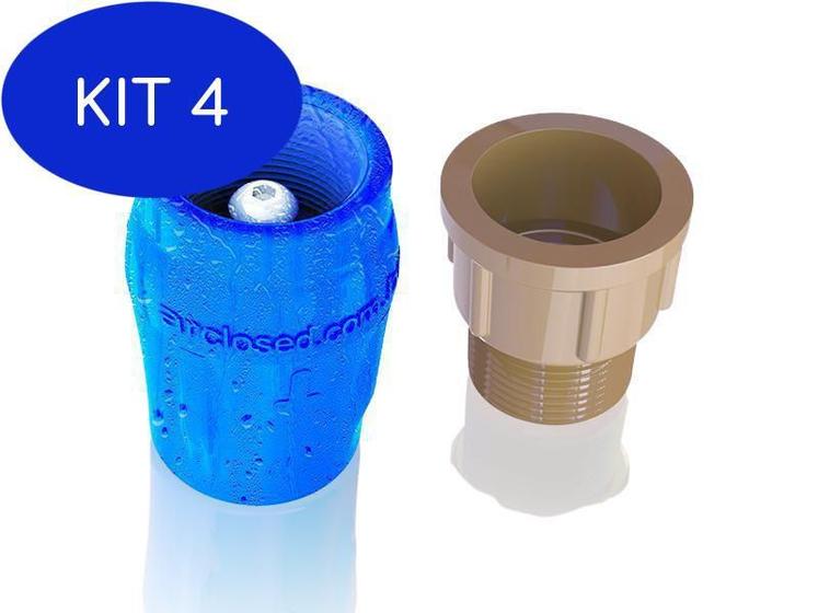 Kit 4 Bloqueador De Ar Rosca ¾ Hidrometro Caixa Cavalete - Arclosed ...