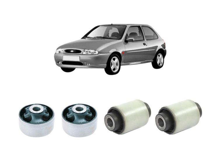 Imagem de Kit 4 Bucha Balança Bandeja Dianteira Fiesta 1996 1997 1998