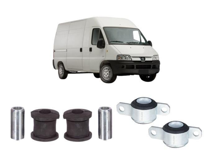 Imagem de Kit 4 Bucha Balança Dianteira Peugeot Boxer 2006 2007 2008