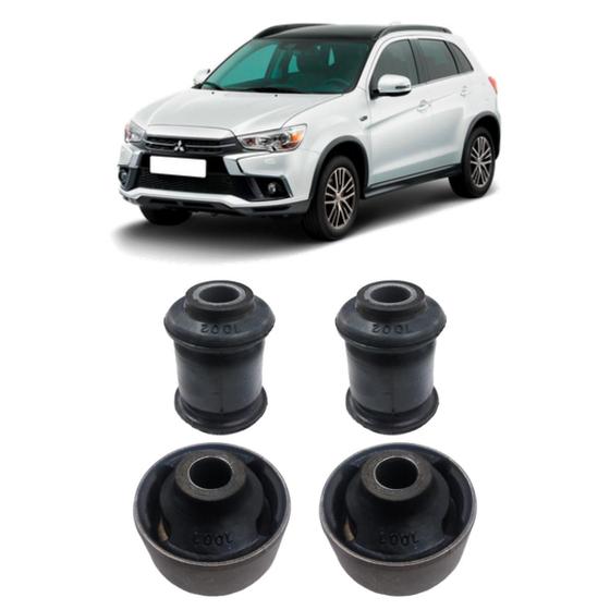 Imagem de Kit 4 Bucha Bandeja Balança Dianteira Mitsubishi Asx 10/...