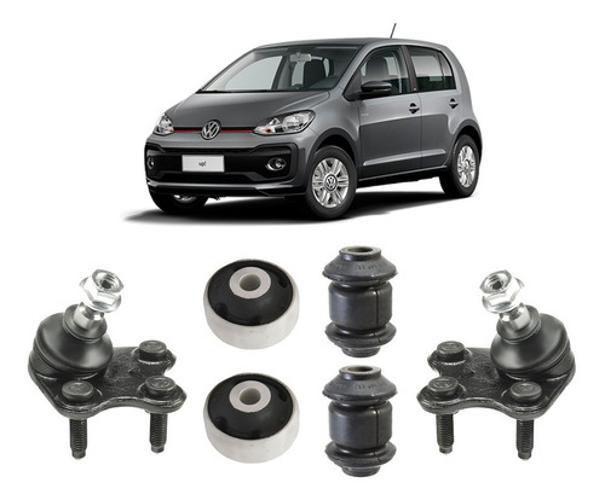 Imagem de Kit 4 Bucha Pivô Bandeja Dianteira Volkswagen Up 2014 15 16