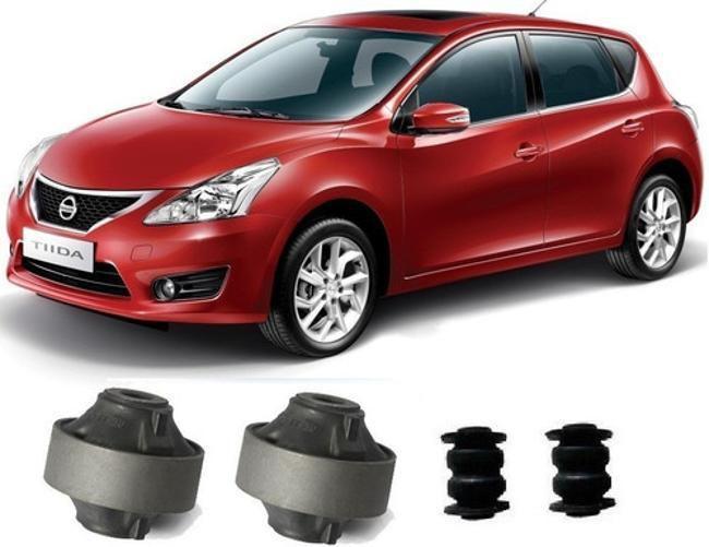 Imagem de Kit 4 Buchas Das Bandejas Nissan Tiida