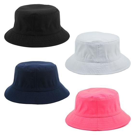 Imagem de Kit 4 Bucket Unissex Preto, Branco, Azul Escuro E Rosa Neon