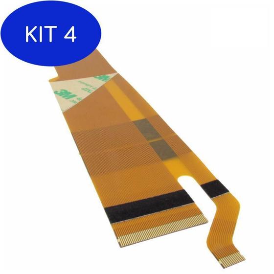 Imagem de Kit 4 Cabo Flat Para Dvd Positron Sp 6110 6111 6120 6551