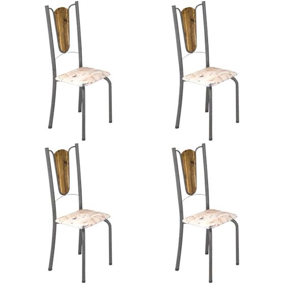 Imagem de Kit 4 Cadeiras Tubulares Júlia Soma Móveis