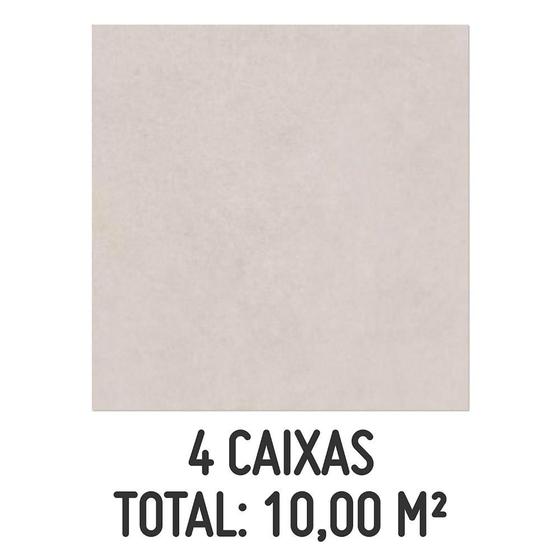 Imagem de Kit 4 Caixas de Piso Oxford Grigio 60x60cm Com 2,50m² Cinza
