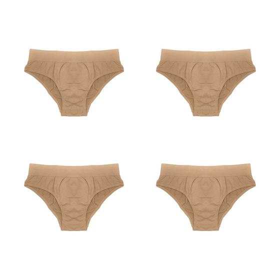 Imagem de Kit 4 Calcinhas Lupo Clássica Sem Costura 40300-104