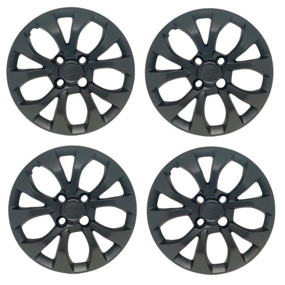 Imagem de Kit 4 Calota Aro 14 Compatível c/Prisma Cobalt Onix