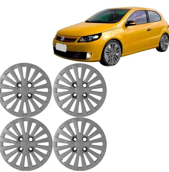 kit 4 calotas aro 14 gol voyage g5 g6 2014 grid Menor preço em kit 4 calotas aro 14 gol voyage g5 g6 2014 grid