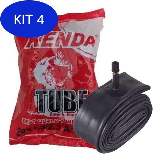 Kit 4 Câmara De Ar Aro 29 X 1.9/2.3 Kenda Válvula Bico Grosso Menor preço em Kit 4 Câmara De Ar Aro 29 X 1.9/2.3 Kenda Válvula Bico Grosso