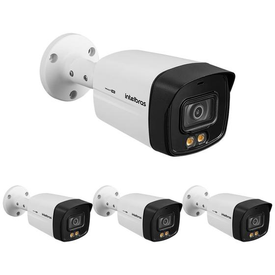 Kit 4 Câmeras Multi HD 2 Megapixels 3.6mm 40m VHD 3240 FULL COLOR G6 Intelbras Menor preço em Kit 4 Câmeras Multi HD 2 Megapixels 3.6mm 40m VHD 3240 FULL COLOR G6 Intelbras