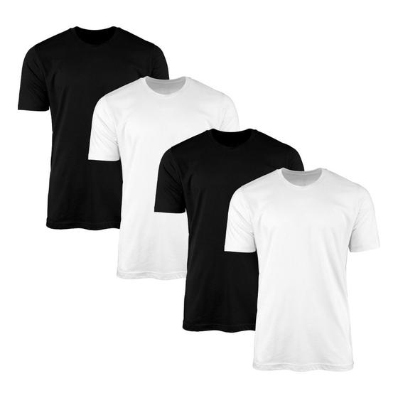 Kit 4 Camisetas AMGK Masculina Lisa Básica 100% Algodão Menor preço em Kit 4 Camisetas AMGK Masculina Lisa Básica 100% Algodão