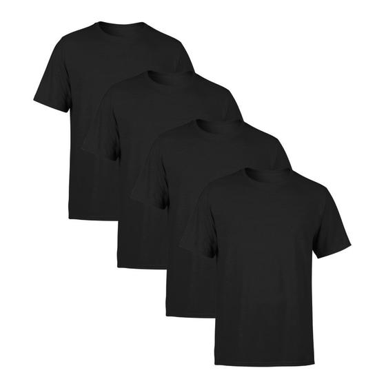 Imagem de Kit 4 Camisetas SSB Brand Masculina Lisa Premium 100% Algodão