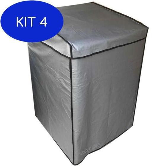 Imagem de Kit 4 Capa Para Lavadora Brastemp 11Kg Bwc 11 Ab