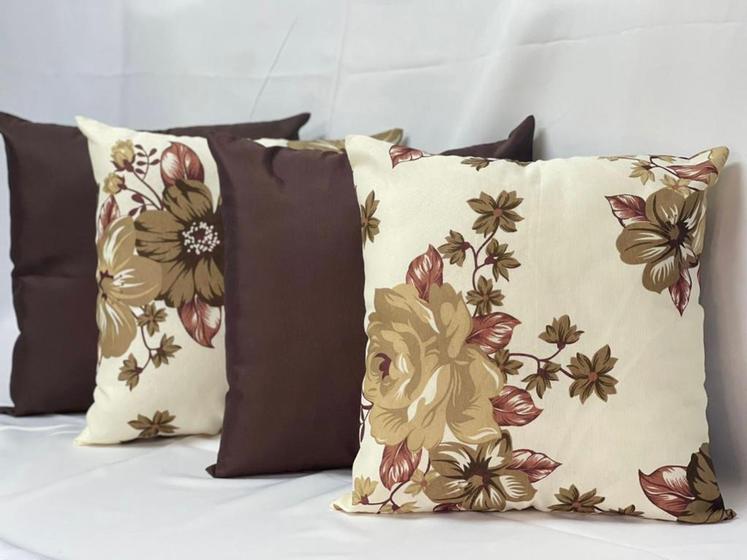 Kit 4 Capas Almofadas Lindas Decorativas Sala Sofá C/ Ziper Menor preço em Kit 4 Capas Almofadas Lindas Decorativas Sala Sofá C/ Ziper