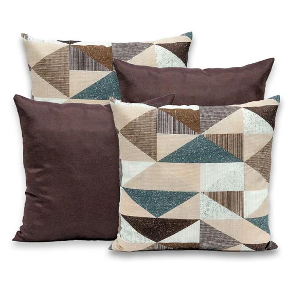 Imagem de Kit 4 Capas de Almofada Gorgurinho com Zíper 40cm x 40cm
