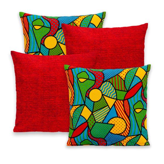 Imagem de Kit 4 Capas de Almofada Gorgurinho com Zíper 40cm x 40cm